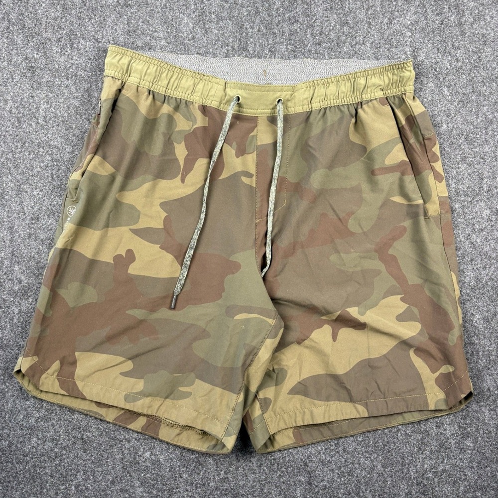 Roark Run Amok Alta 7" Running Shorts Camo Green RS323 Mens Medium